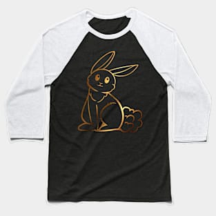 Golden Bun-bun Baseball T-Shirt